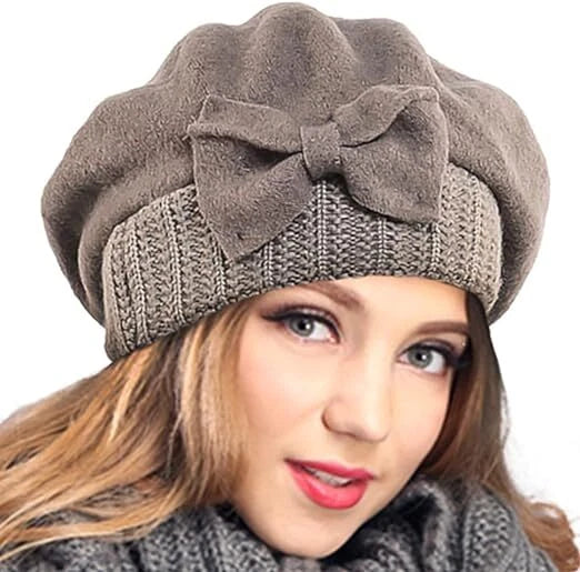 Women's 100% Wool Bucket Hat Felt Cloche Beret Dress Winter Beanie Hats